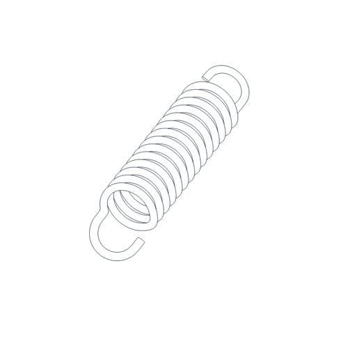 Пружина на растяжение - HELICAL - c проволокой / развернутая / для двигателя