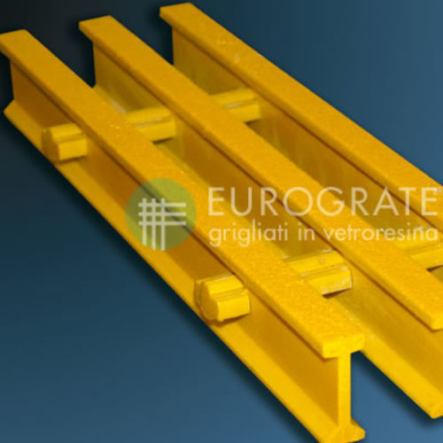 Решетчатый настил стеклопластик - GI series  - EUROGRATE GRP GRATING AND PROFILES - из полиэстера / из фенольной резины / противоскользящий