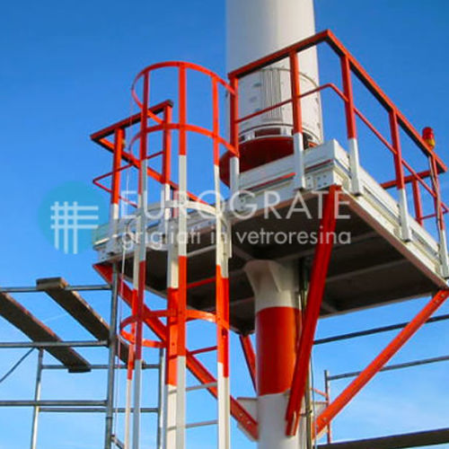 Выдвижная лестница из нержавеющей стали - EUROGRATE GRP GRATING AND PROFILES - простая / с кринолином / для кровли