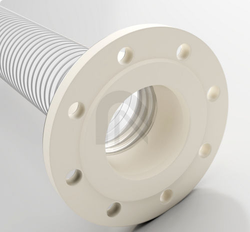 Фланец для гибкого шланга - Combiflex Cast-on PU Fixed Flange Food - Masterflex SE - из пластика / с отверстиями