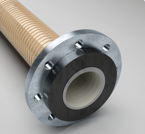 Фланец для гибкого шланга - Combiflex Cast-on PU Swivel Flange - Masterflex SE - из пластика / из алюминия / с отверстиями