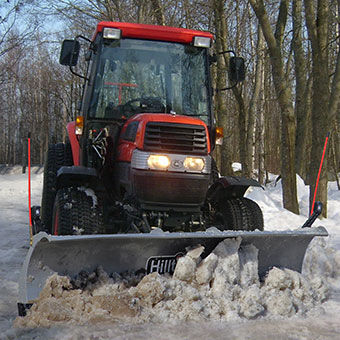 Снегоочиститель для вилочного погрузчика - 1650-2600 STR - HillTip Oy Snowplows & Spreaders - компактный
