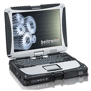 Ноутбук Windows 7 - Toughbook CF19 - BELTRONIC - IP65 / прочный / ЖК-монитор