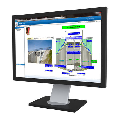 Программное обеспечение телевизионного наблюдения - SCADA.web - HST Systemtechnik GmbH & Co. KG - SCADA / для систем обработки воды / с данными из интернета