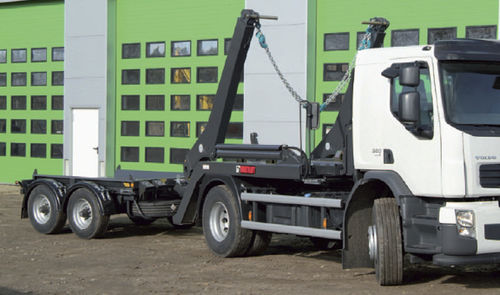 Прицеп контейнеровоз - City-Conzept - Hüffermann Transportsysteme GmbH  - для промышленного оборудования / двухосный / буксируемый
