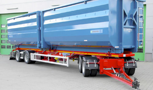 Прицеп ковш - Hüffermann Transportsysteme GmbH  - для промышленного оборудования / четырехосный / буксируемый
