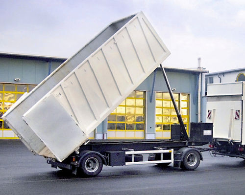 Прицеп ковш - Hüffermann Transportsysteme GmbH  - двухосный / самоходный / для промышленного оборудования