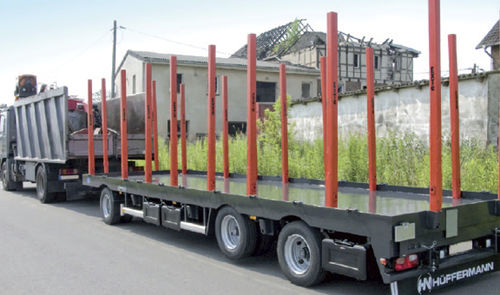 Прицеп для транспортных средств - Hüffermann Transportsysteme GmbH  - трехосный / буксируемый