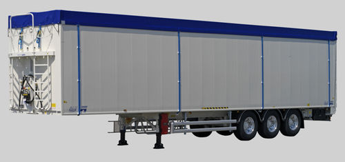 Прицеп ковш - Hüffermann Transportsysteme GmbH  - для товаров / трехосный / буксируемый