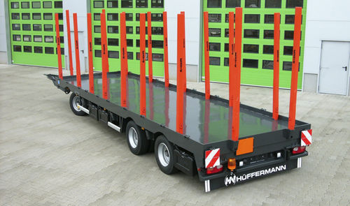Трехосный прицеп - Multi-carrier type HPA 2893 - Hüffermann Transportsysteme GmbH  - буксируемый / для транспортных средств