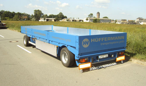 Прицеп для промышленного оборудования - Multi-Carrier - Hüffermann Transportsysteme GmbH  - четырехосный / буксируемый