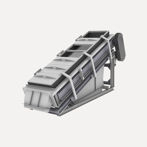 Вибрирующее грубое сито - TRISOMAT - IFE Aufbereitungstechnik GmbH  - для сыпучих материалов / наклонное / Flip-Flow
