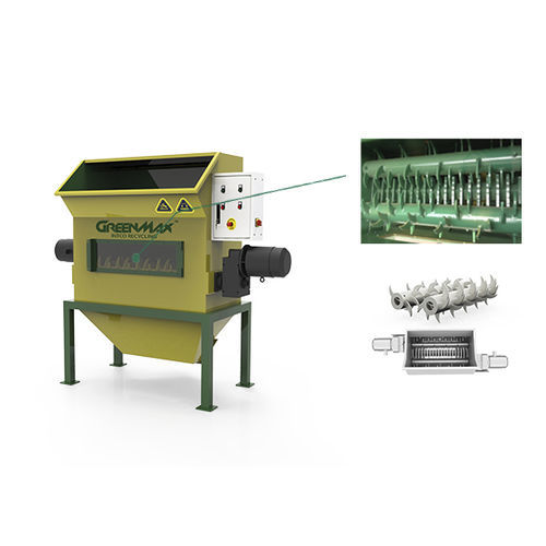 Дробилка для PSE - INTCO Recycling  - для отходов / с цилиндрами / вертикальная