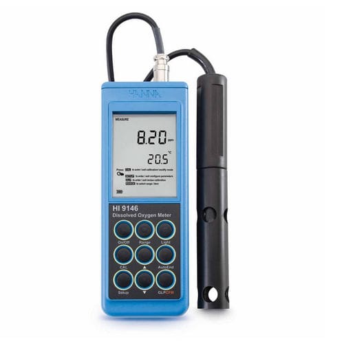 Прибор для измерения растворенный кислород - HI9146 - Hanna Instruments - концентрации / для лабораторий / переносной
