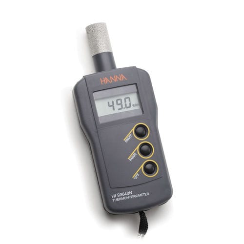 Термогигрометр для системы HVAC - HI93640 - Hanna Instruments - цифровой / компактный / переносной