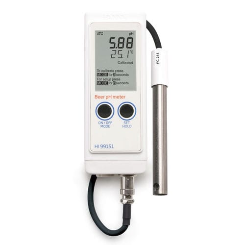 Переносной измеритель pH - HI99151 - Hanna Instruments - для процесса / герметичный