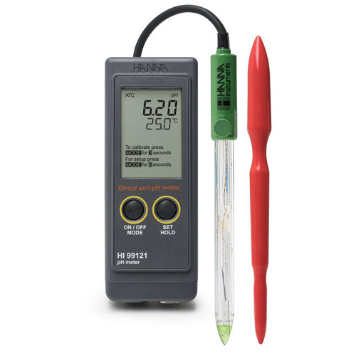 Переносной измеритель pH - HI99121 - Hanna Instruments - для процесса / герметичный