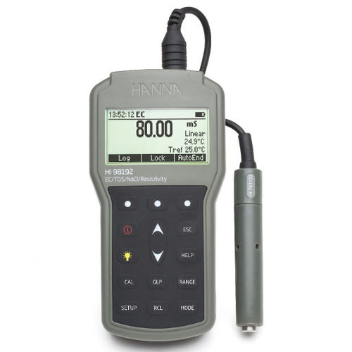 Прибор для измерения TDS - HI98192 - Hanna Instruments - солесодержания / удельное сопротивление / проводимость