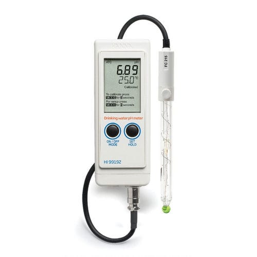 Переносной измеритель pH - HI99192 - Hanna Instruments - для процесса / герметичный
