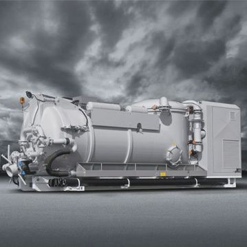 Сухой землесос-рефулер - MEGAVAC LOADER - KOKS Group b.v.  - с дизельным двигателем / мобильный