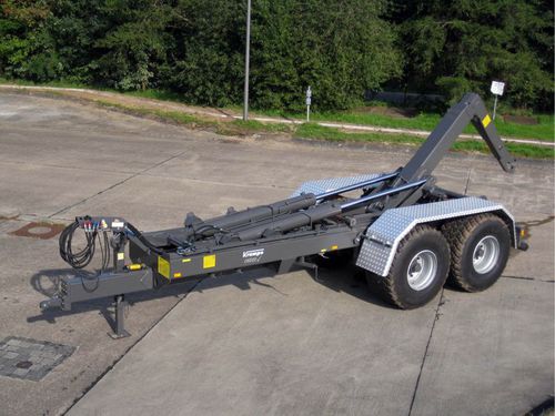 Прицеп контейнеровоз - THL 21 Carrier - Krampe Fahrzeugbau GmbH  - тандем / буксируемый / с крюковым подъемником