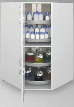 Шкаф для хранения - SLS-ECK 2 - LaCont Umwelttechnik GmbH  - напольный / двойная дверь / из металла