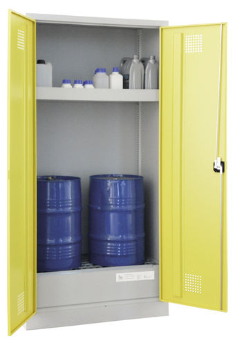 Шкаф для безопасности - UWS-2FASS - LaCont Umwelttechnik GmbH  - для защиты окружающей среды / напольный / из стали