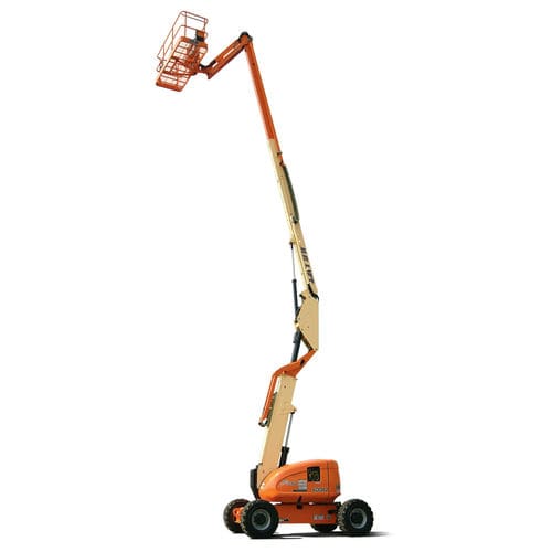 Колесный шарнирный подъемник - 600AJ - JLG Industries Inc. - с питанием от аккумулятора / дизельный / для строительства