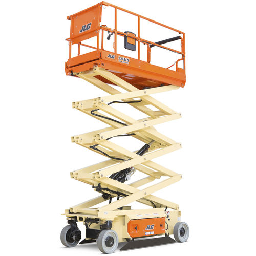 Колесный ножничный подъемник - ES3246 - JLG Industries Inc. - электрический / для внутреннего и внешнего пользования