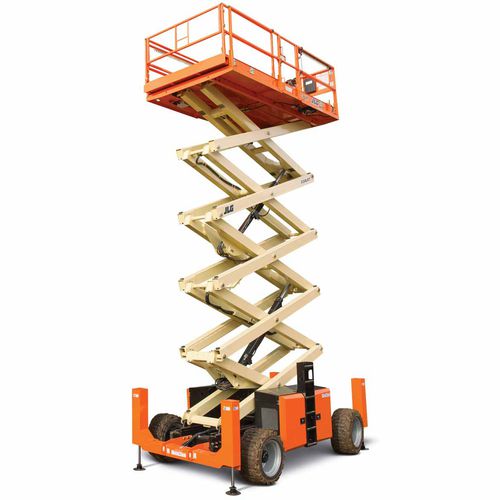 Мобильный ножничный подъемник - 530LRT - JLG Industries Inc. - дизельный / для внутреннего и внешнего пользования