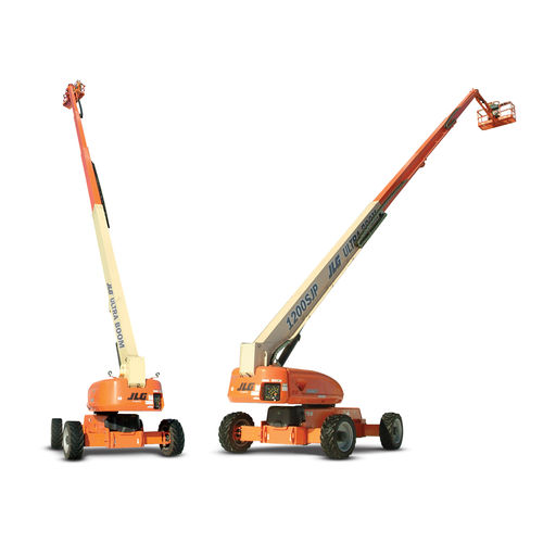 Колесный телескопический подъемник - 1200SJP - JLG Industries Inc. - с питанием от аккумулятора / дизельный / для строительства