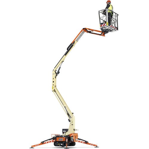 Гусеничный подъемник-паук - X14J  - JLG Industries Inc. - с бензиновым двигателем / гибридный дизель-электрический / компактный