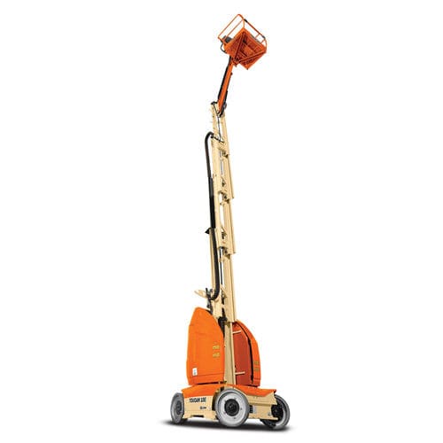 Мобильный подъемник с вертикальной мачтой - T10E Toucan®   - JLG Industries Inc. - с питанием от аккумулятора / для складов / компактный
