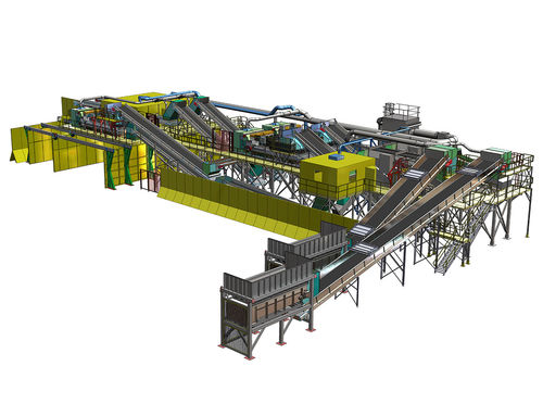Установка для переработки бумаги - Lyndex Recycling Systems Ltd - на линии производственного процесса