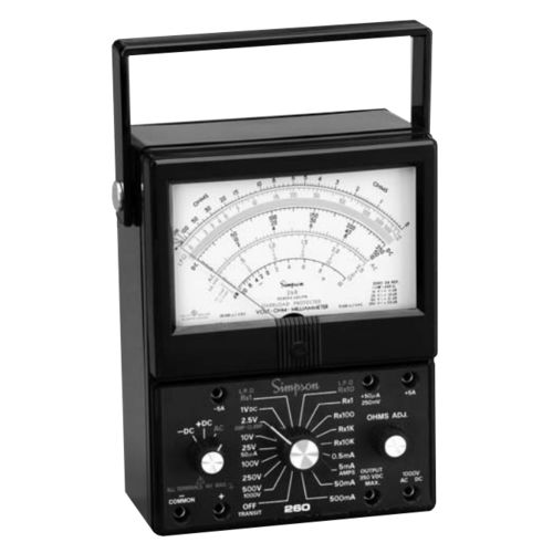 Аналоговый мультиметр - 260-6XLM, 260-6LPM series - Simpson - переносной / 1000 В / 250 A