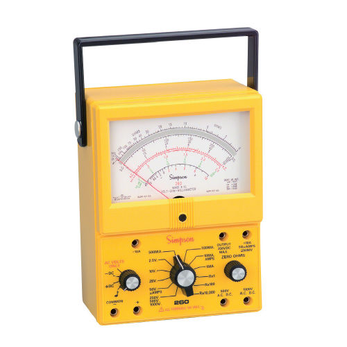 Аналоговый мультиметр - 260-8Xi, 260-8XPi series - Simpson - переносной / 1000 В / 250 A