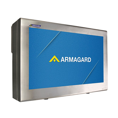 Корпус ЖК-дисплей - SDS series - Armagard Ltd - для монтажа в стену / прямоугольный / из нержавеющей стали