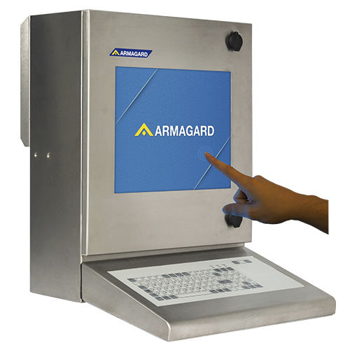 Корпус с сенсорным экраном LCD - SENC-350 - Armagard Ltd - компактный / прямоугольный / из нержавеющей стали
