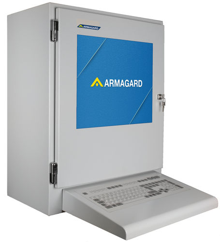 Корпус для письменного стола - PENC - 700 - Armagard Ltd - прямоугольный / из мягкой стали / для экрана