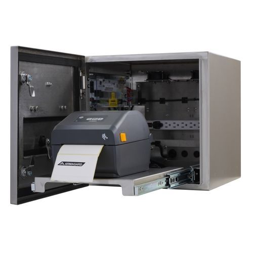 Корпус для принтера - SPRI-100C - Armagard Ltd - для письменного стола / квадратный / из нержавеющей стали