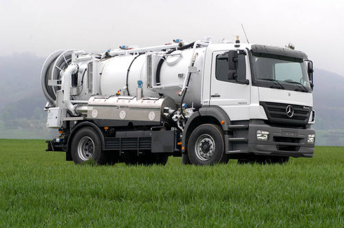 Каналопромывочный грузовой автомобиль - max. 26 t | DRAINMASTER - MÜLLER Umwelttechnik GmbH & Co. KG - двухосный / с вторичным использованием воды