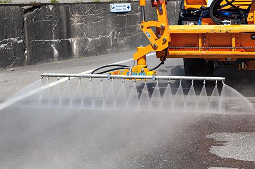 Моечная система струей воды - HDS - MULAG Fahrzeugwerk Heinz Wössner GmbH u. Co. KG - путем опрыскивания / на грузовике