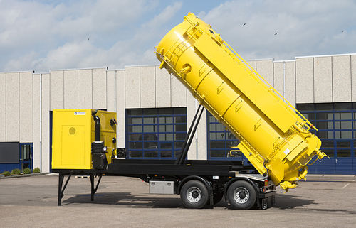 Полуприцеп цистерна - Vacu-Press® Maxloader Plus V2 - Naaktgeboren Rotterdam B.V.  - двухосный / буксируемый / аспираторный