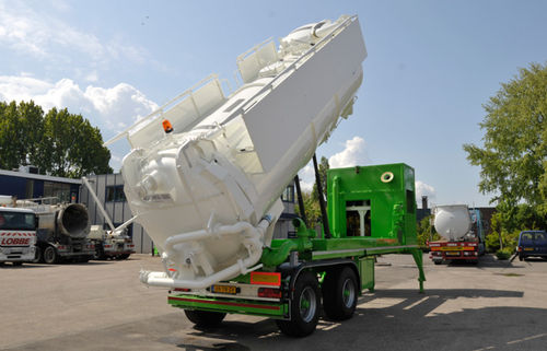 Полуприцеп цистерна - Vacu-Press® Maxloader - Naaktgeboren Rotterdam B.V.  - двухосный / буксируемый / аспираторный