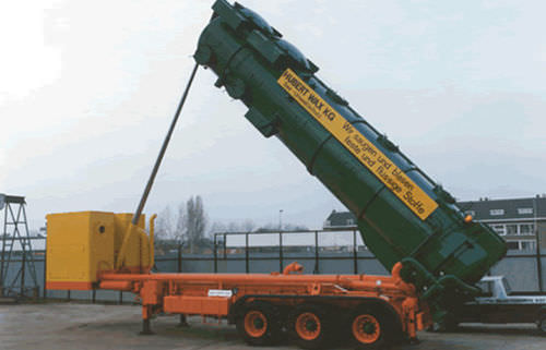 Полуприцеп цистерна - Vacu-Press® 11000 Standaard - Naaktgeboren Rotterdam B.V.  - трехосный / буксируемый / аспираторный
