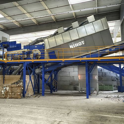 Сепаратор для отходов - SDS  - Nihot Recycling Technology B.V.  - стекла / с барабаном / для процесса