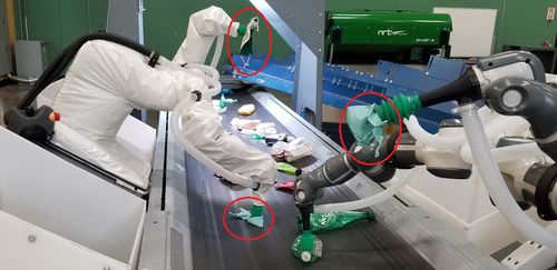 Роботизированное сортирующее устройство - Max-AI®  - Nihot Recycling Technology B.V.  - для бутылок / для отходов / для пластмасс