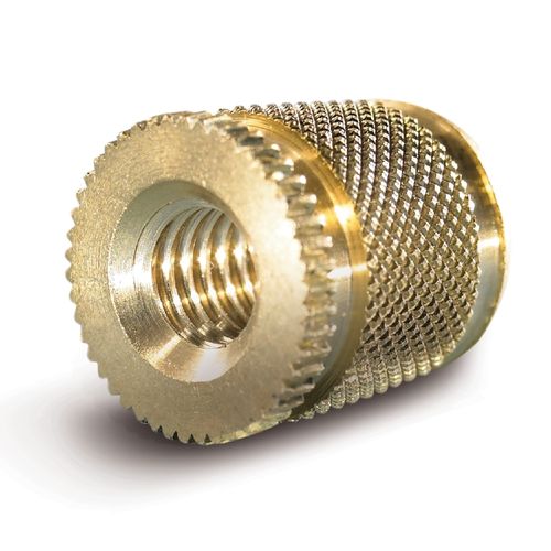 Резьбовая вставка - AMTEC® - Böllhoff Verbindungstechnik GmbH - из латуни / круглая / для пластмассы