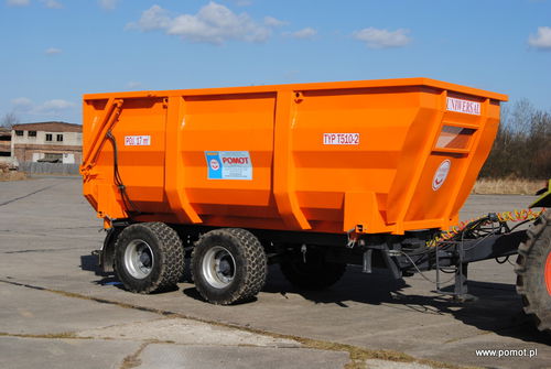 Прицеп ковш - T510–2 - Pomot Sp. z o. o. (GmbH) Chojna  - строительный / тандем / буксируемый