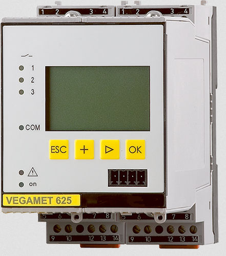 Формирователь сигнала 4-20 мА - VEGAMET 625 - VEGA Grieshaber KG - с цифровым индикатором / на DIN-рейке / для определения уровня